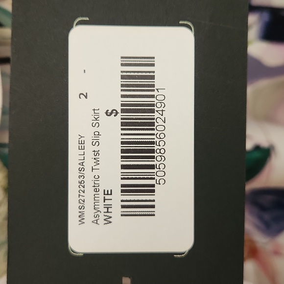 Ted Baker Asymmetric Twist Slip Skirt - Picture 4 of 4